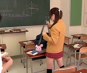 Godly Japanese teenage whore Miku Airi got a huge mouth cumshot