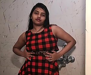 Deshi Fille d'Université Alia Advani Prendre la douche
