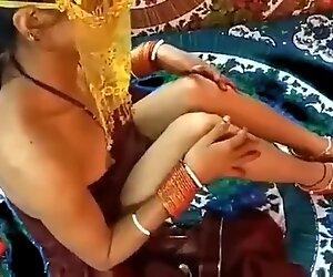 Indian Bhabhi Fuck On KarwaChouth , Pussy Become Wide