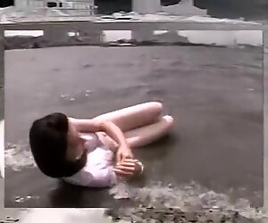 Utrolig japansk tøs Yumi Kazama i liderlig butik patter, trekant jav scene